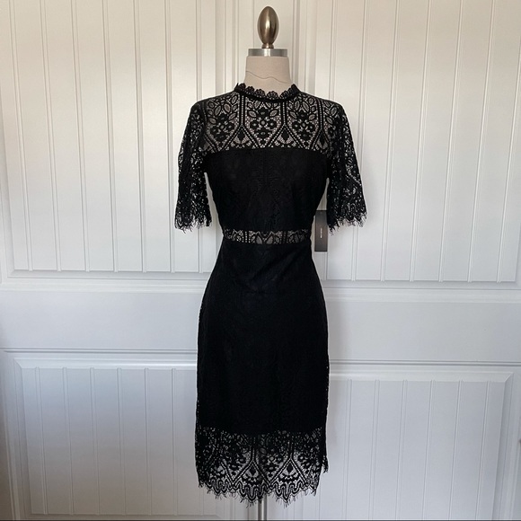 Lulu’s Remarkable Black Lace Dress - Picture 3 of 14